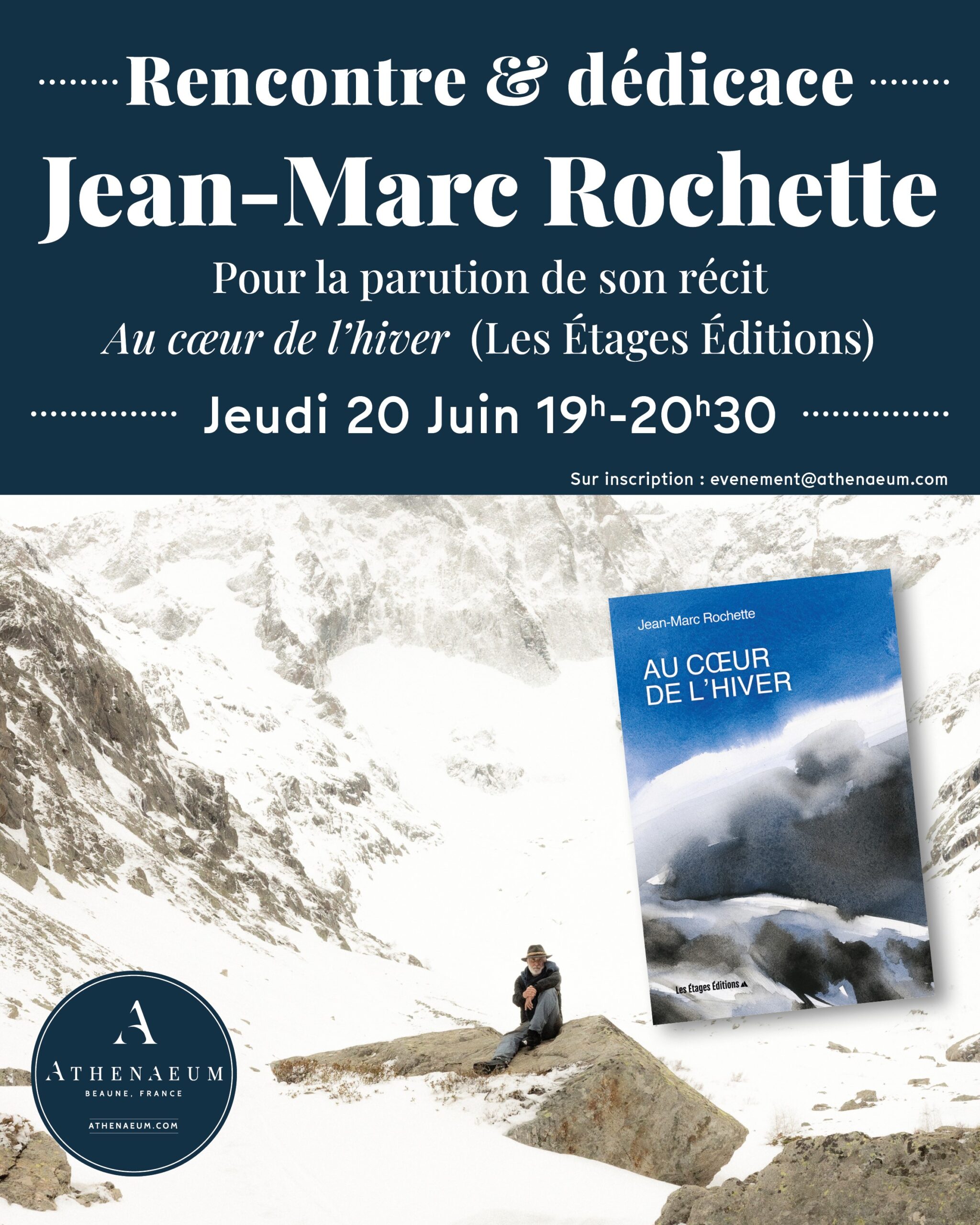 Rencontre et dédicace avec Jean-Marc Rochette, jeudi 20 juin 2024