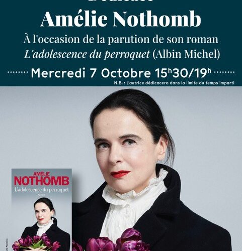 Dédicace Amélie Nothomb
